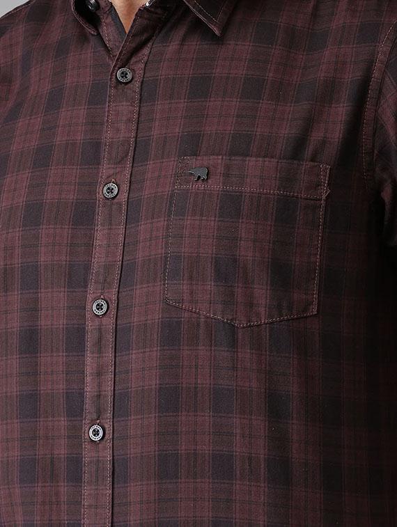 red checkered casual shirt - 16718717 - Zoom Image - 5