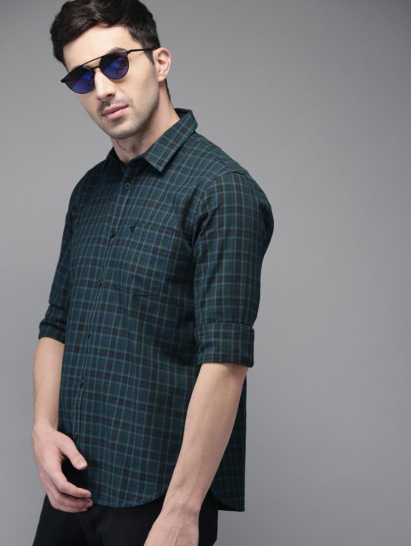 green checkered casual shirt - 16718734 - Zoom Image - 2