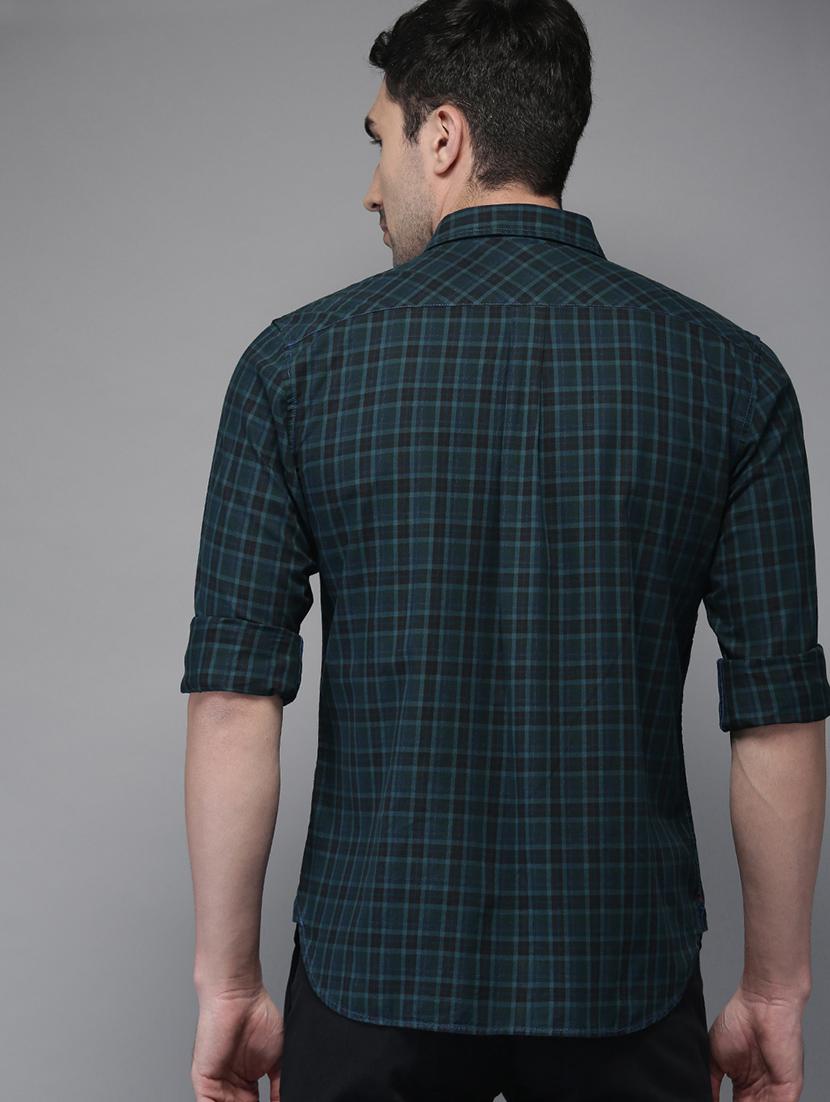 green checkered casual shirt - 16718734 - Zoom Image - 3