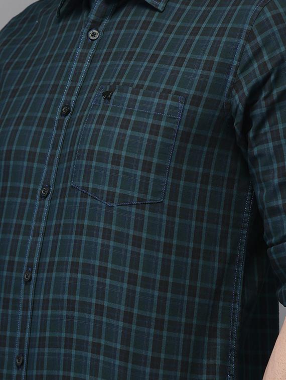 green checkered casual shirt - 16718734 - Zoom Image - 5