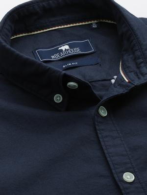 blue solid casual shirt - 16718745 - Standard Image - 5