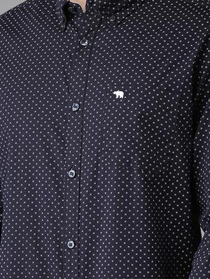 blue printed casual shirt - 16718797 - Standard Image - 5