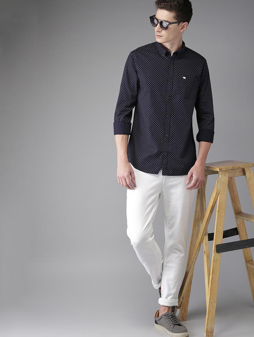 blue printed casual shirt - 16718797 - Zoom Image - 4