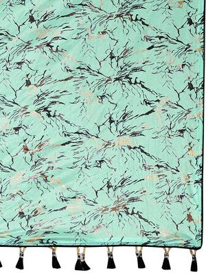 abstract printed saree with blouse - 16718803 - Standard Image - 4