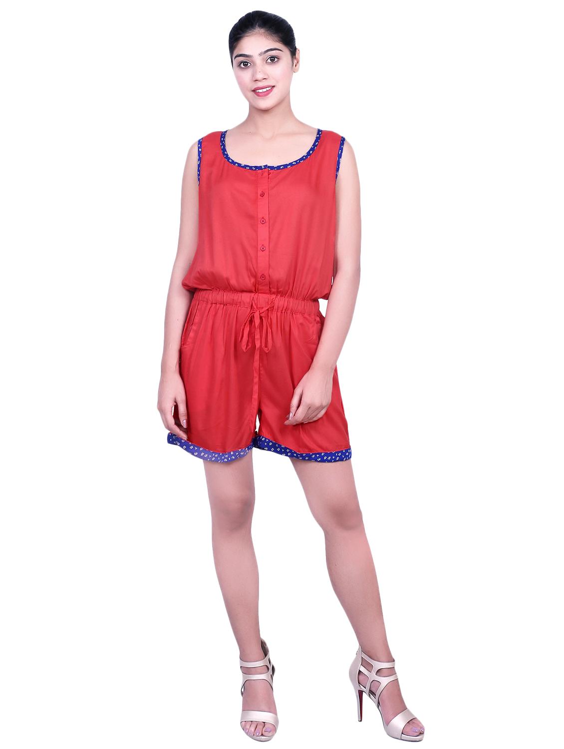 drawstring pocket detail romper - 16718807 - Zoom Image - 1
