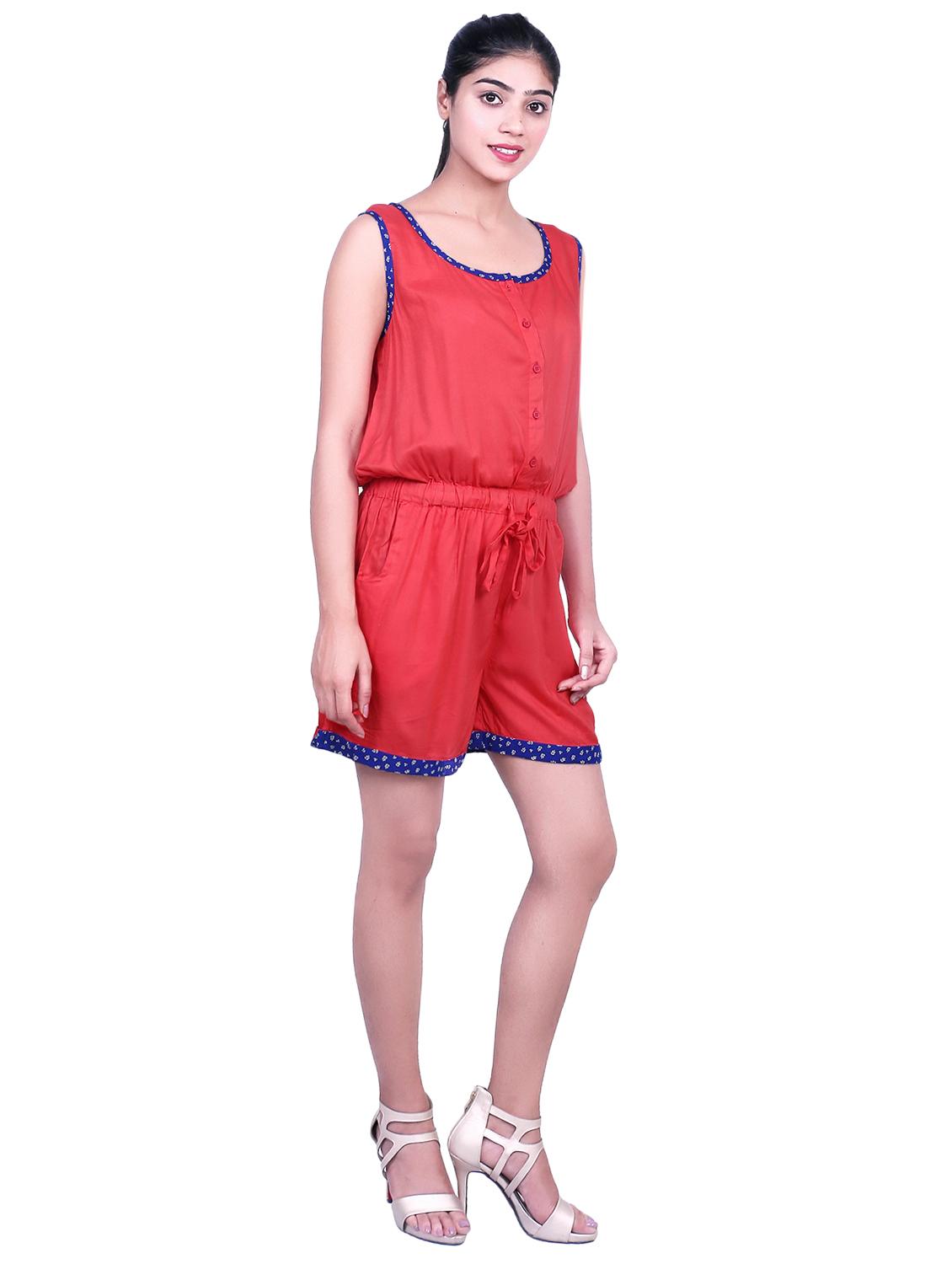 drawstring pocket detail romper - 16718807 - Zoom Image - 2