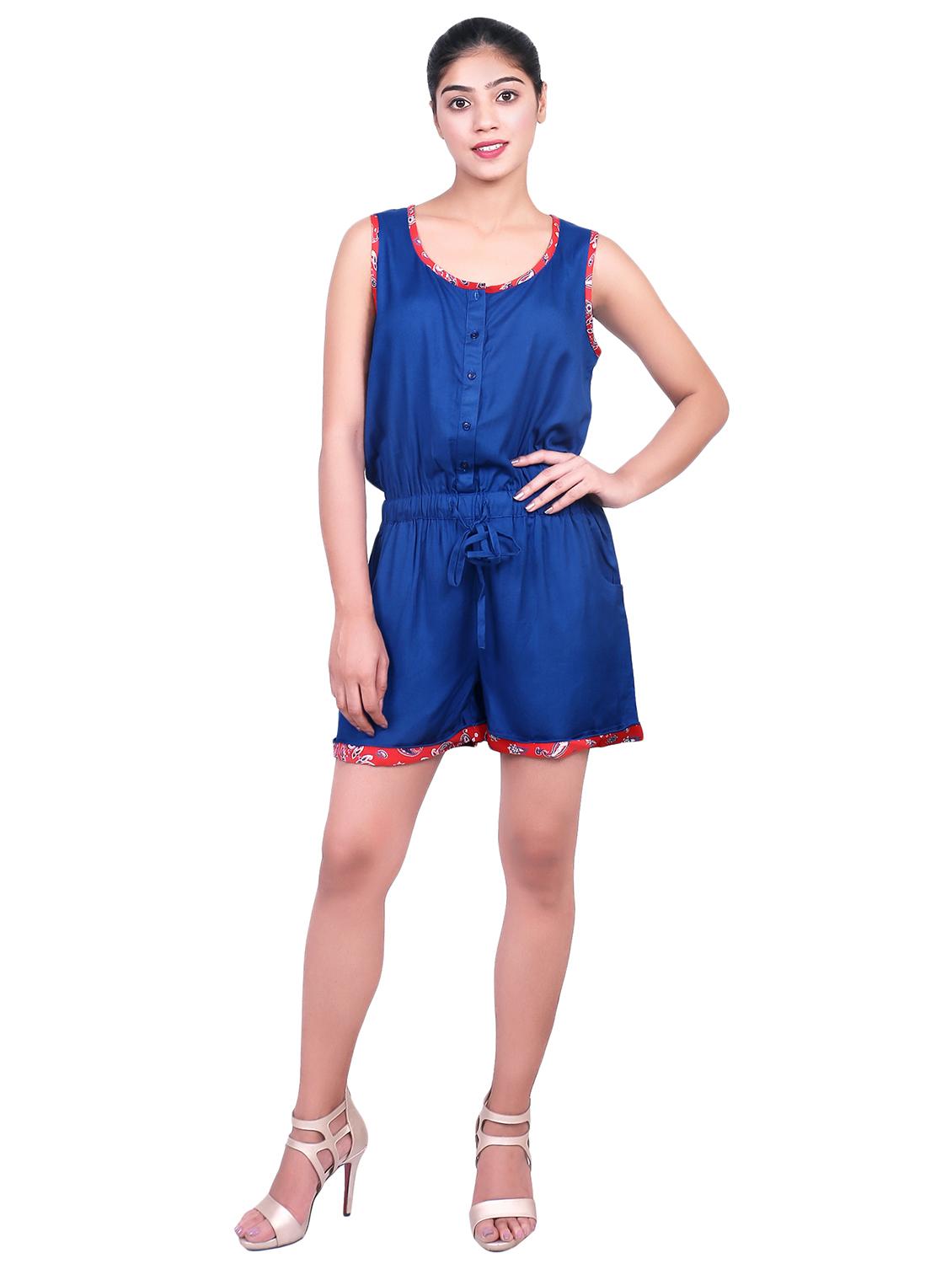 drawstring pocket detail romper - 16718808 - Zoom Image - 1
