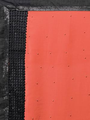 solid bordered saree with blouse - 16718823 - Standard Image - 4