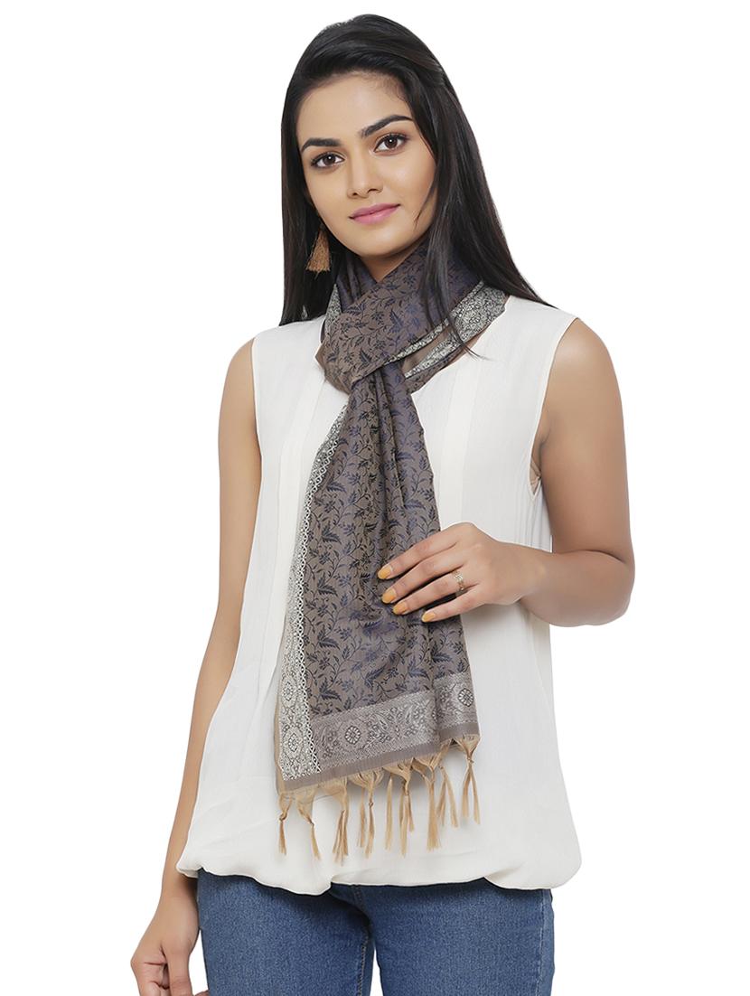 grey polyester stole - 16718835 - Zoom Image - 1