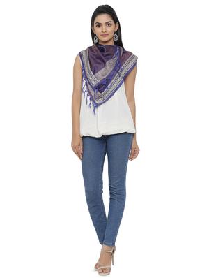 purple polyester stole - 16718842 - Standard Image - 2