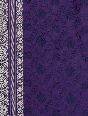purple polyester stole - 16718842 - Standard Image - 3
