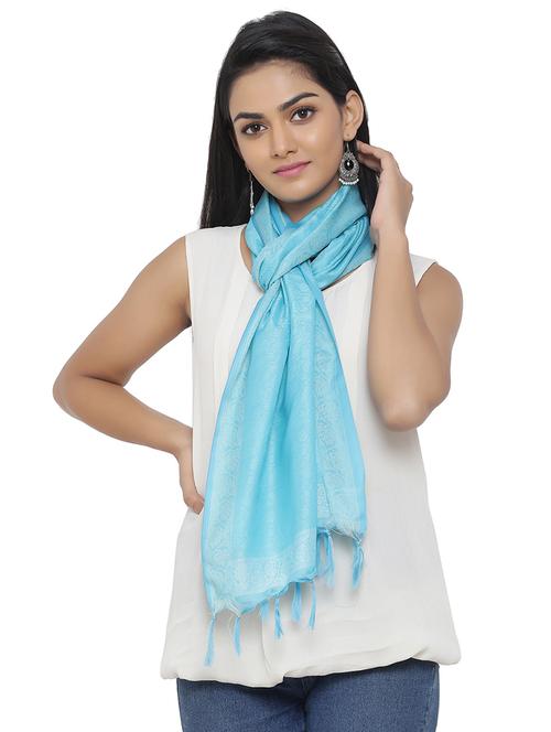 light blue polyester stole - 16718848 - Standard Image - 1