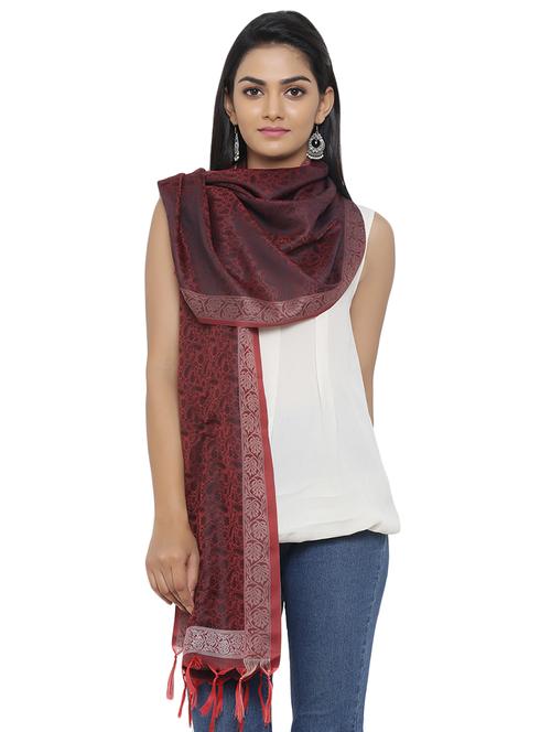 red polyester stole - 16718853 - Standard Image - 1