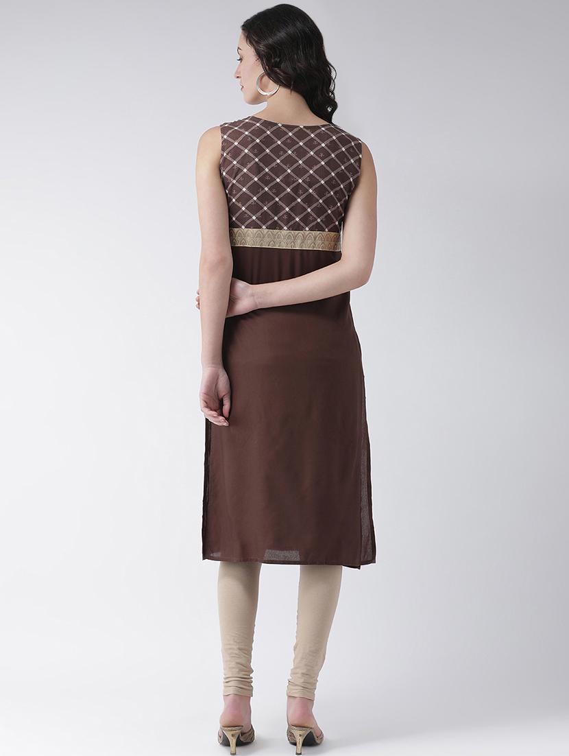 printed straight kurta - 16719427 - Zoom Image - 3