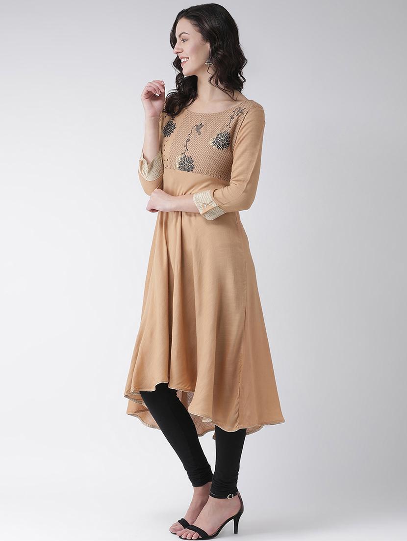 printed flared kurta - 16719441 - Zoom Image - 2