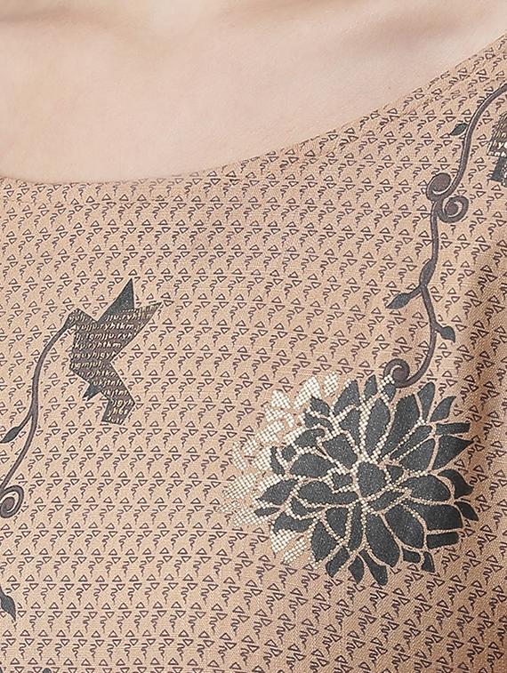 printed flared kurta - 16719441 - Zoom Image - 4