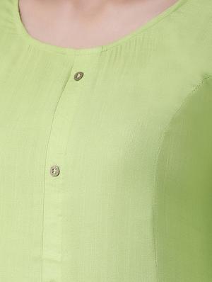 solid asymmetric kurta - 16719443 - Standard Image - 4