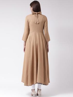 solid flared kurta - 16719445 - Standard Image - 3