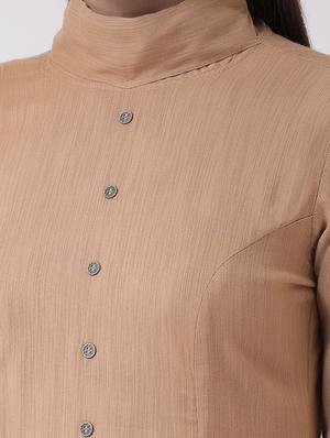 solid flared kurta - 16719445 - Standard Image - 4