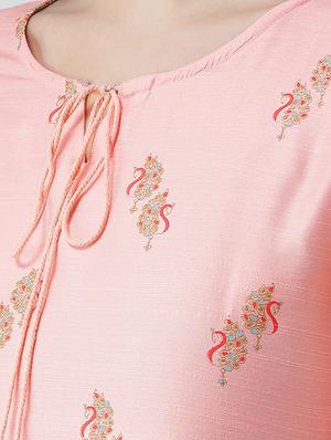printed asymmetric kurta - 16719455 - Standard Image - 4