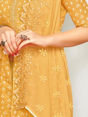 printed unstitched suit set - 16719472 - Standard Image - 2