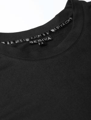 round neck solid sweatshirt - 16719611 - Standard Image - 5