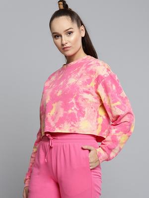 long sleeved tie & dye sweatshirt - 16719619 - Standard Image - 2