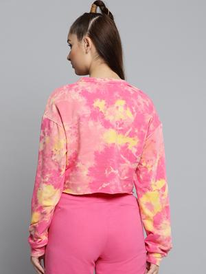 long sleeved tie & dye sweatshirt - 16719619 - Standard Image - 3