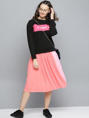 round neck slogan sweatshirt - 16719622 - Standard Image - 4