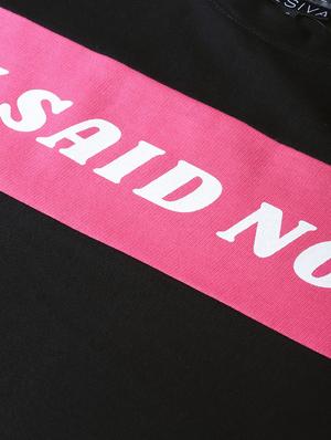 round neck slogan sweatshirt - 16719622 - Standard Image - 5