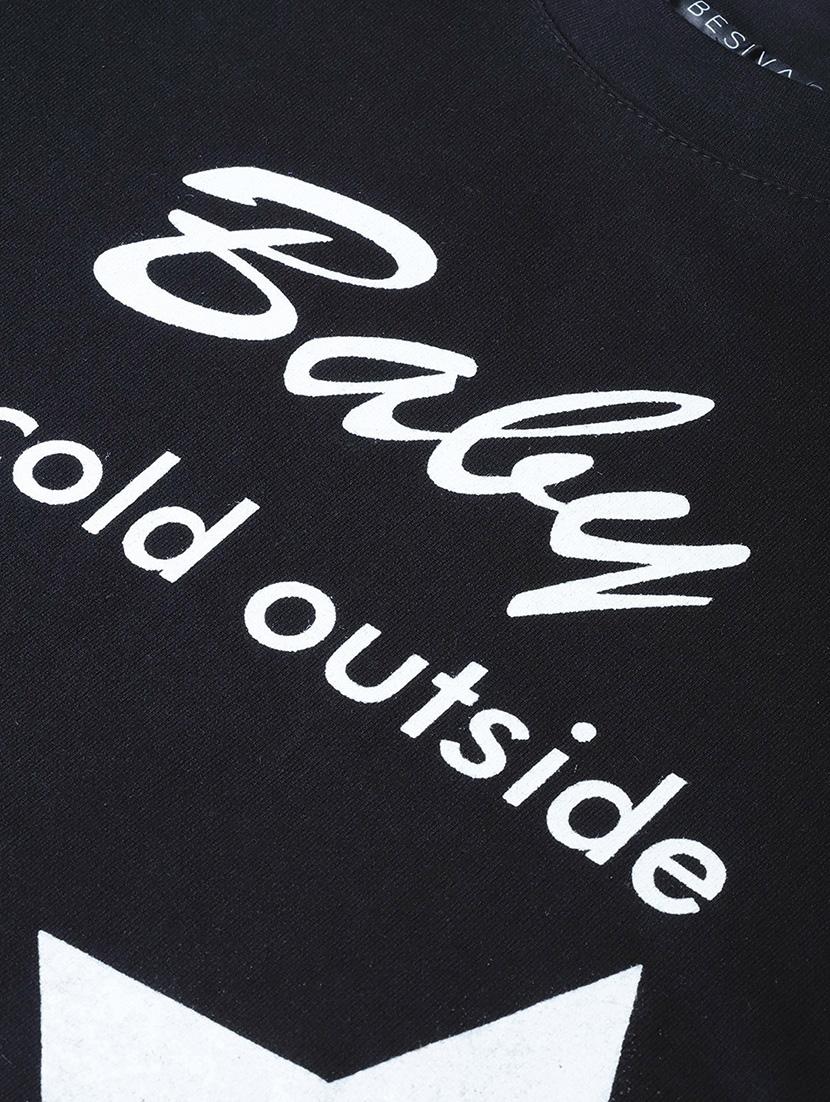 round neck graphic sweatshirt - 16719623 - Zoom Image - 5