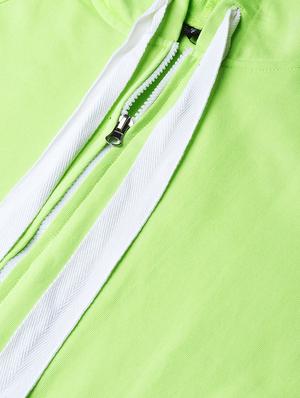 hooded neck solid jacket - 16719626 - Standard Image - 5