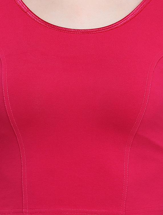 bell sleeves solid blouse - 16719663 - Zoom Image - 4