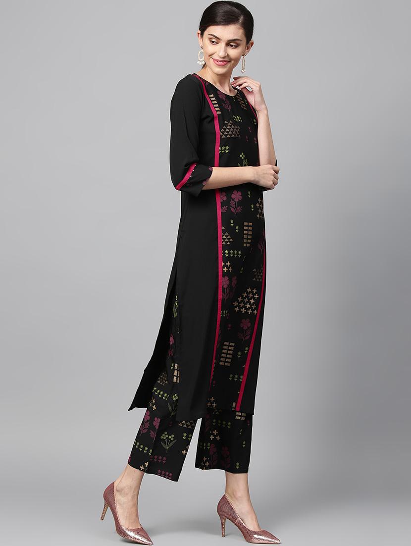 printed straight kurta - 16719785 - Zoom Image - 2