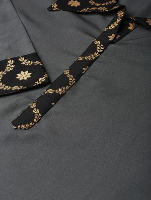 solid asymmetric kurta - 16719793 - Standard Image - 5