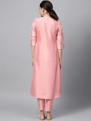 floral printed a-line kurta - 16719798 - Standard Image - 3