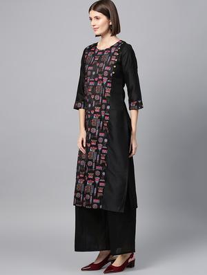 printed straight kurta - 16719808 - Standard Image - 2