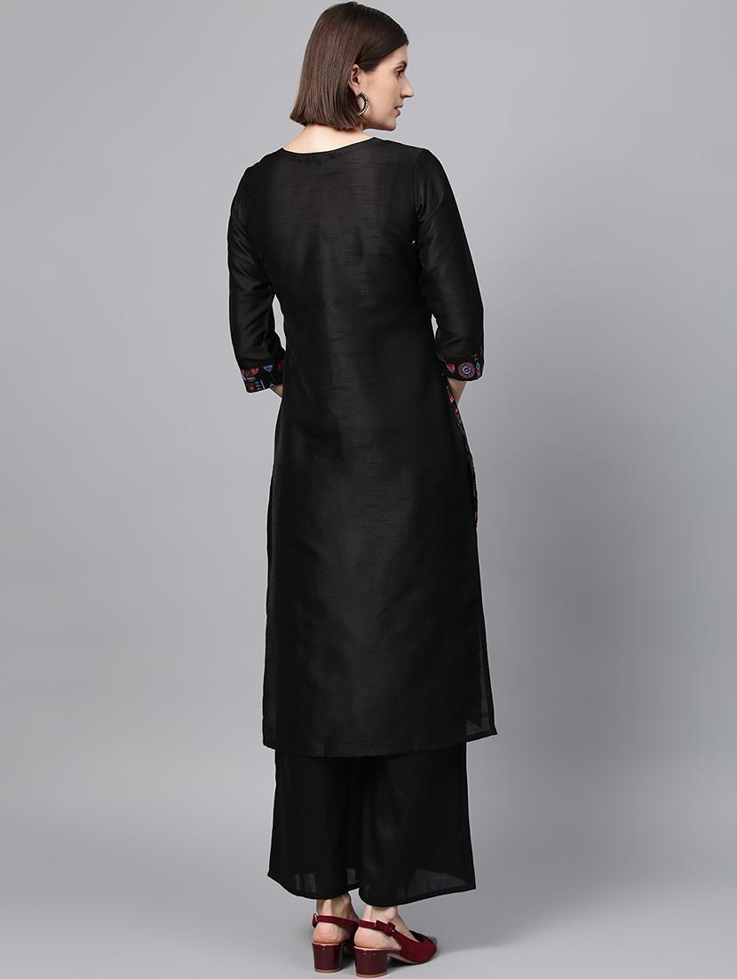 printed straight kurta - 16719808 - Zoom Image - 3