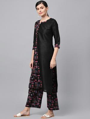 printed straight kurta - 16719811 - Standard Image - 2