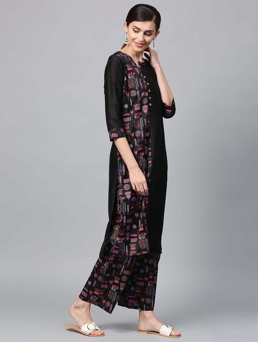 printed straight kurta - 16719811 - Zoom Image - 4