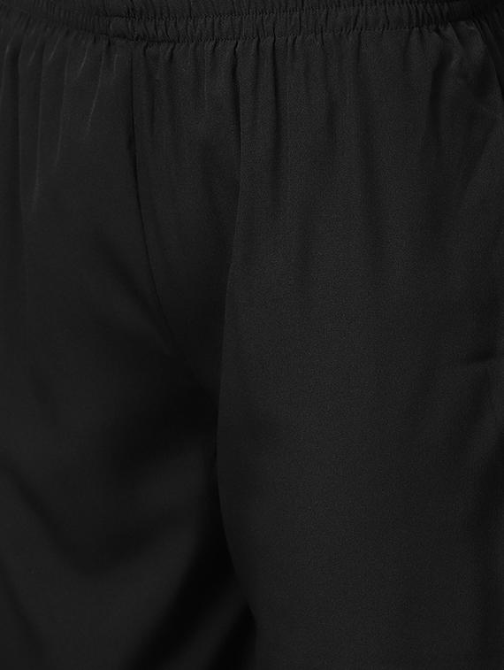 solid contrast straight kurta - 16719841 - Zoom Image - 5