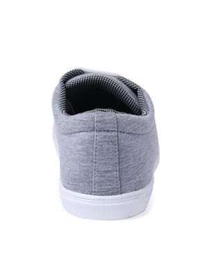 grey fabric lace up sneakers - 16720475 - Standard Image - 3