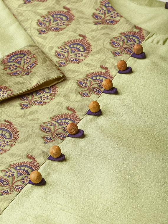 printed kurta palazzo set - 16720522 - Zoom Image - 4