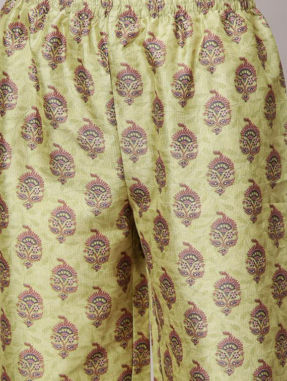 printed kurta palazzo set - 16720522 - Zoom Image - 5