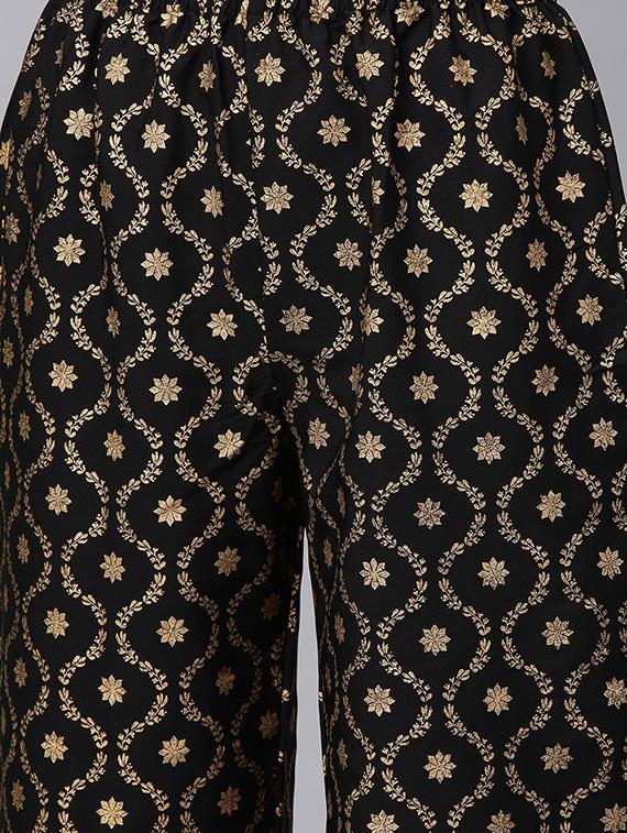 solid kurta palazzo set - 16720528 - Zoom Image - 5