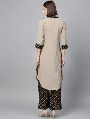 soldi kurta palazzo set - 16720529 - Standard Image - 3