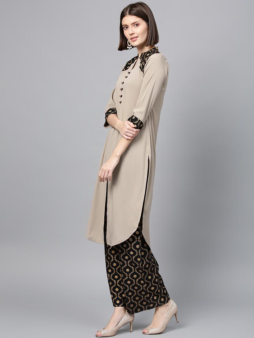 soldi kurta palazzo set - 16720529 - Zoom Image - 2