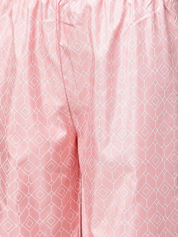 solid kurta palazzo set - 16720542 - Zoom Image - 5
