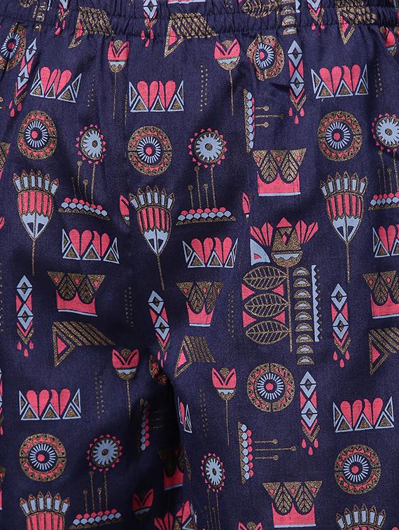solid kurta palazzo set - 16720545 - Zoom Image - 5