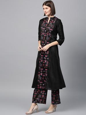 block print kurta palazzo set - 16720551 - Standard Image - 2